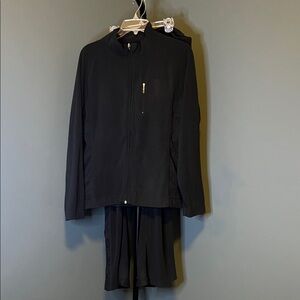 Danskin Black Track Jacket with Matching Joggers